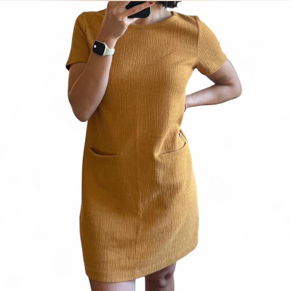 Cynthia Rowley Mustard Shift Dress